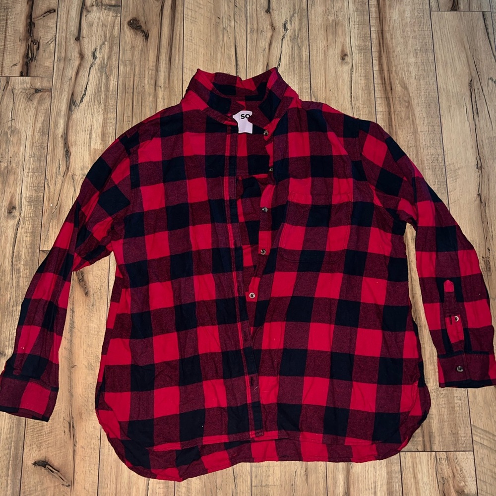 red and black flannel